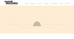 Desktop Screenshot of murrellassociates.co.uk